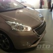 Peugeot 208 – pics of Malaysian spec car surface!