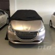 Peugeot 208 – pics of Malaysian spec car surface!