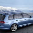 Volkswagen Golf Variant: first official photos out
