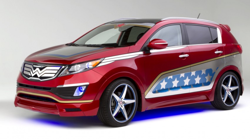 Wonder Woman gets a Kia Sportage for her ride 164679