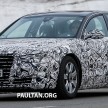 Audi A8 facelift sighted, new grille and tail lamps