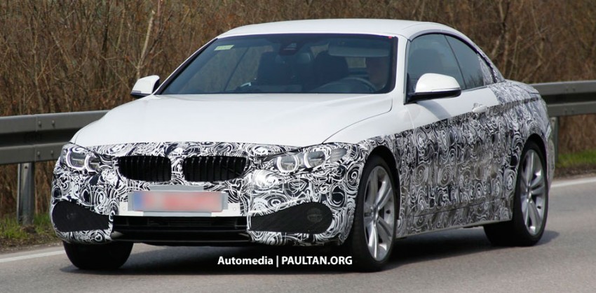 SPIED: BMW F33 4 Series Cabriolet shows some skin 169348