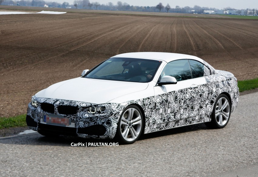 SPIED: BMW F33 4 Series Cabriolet shows some skin 169670