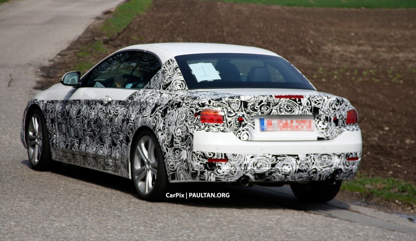 SPIED: BMW F33 4 Series Cabriolet shows some skin 169671