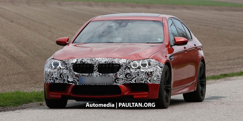 SPYSHOTS: New BMW M5 facelift shows its new eyes 171230