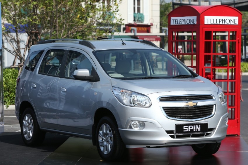 Chevrolet Spin launched in Thailand – 7-seater MPV 166487