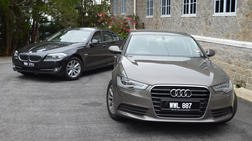 Four-way luxury sedan comparison – Audi A6 vs BMW 520i vs Infiniti M25 vs Lexus GS 250 171990