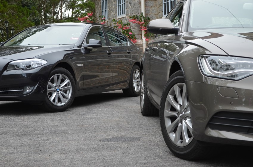 Four-way luxury sedan comparison – Audi A6 vs BMW 520i vs Infiniti M25 vs Lexus GS 250 171991