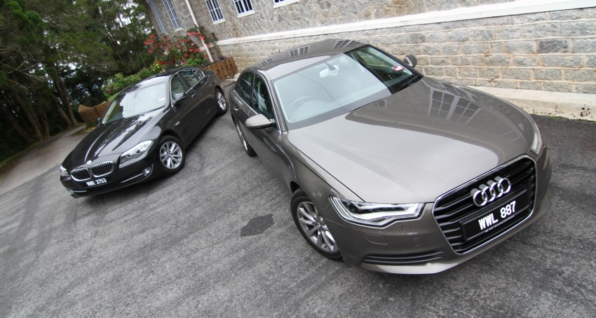 Four-way luxury sedan comparison – Audi A6 vs BMW 520i vs Infiniti M25 vs Lexus GS 250 171982