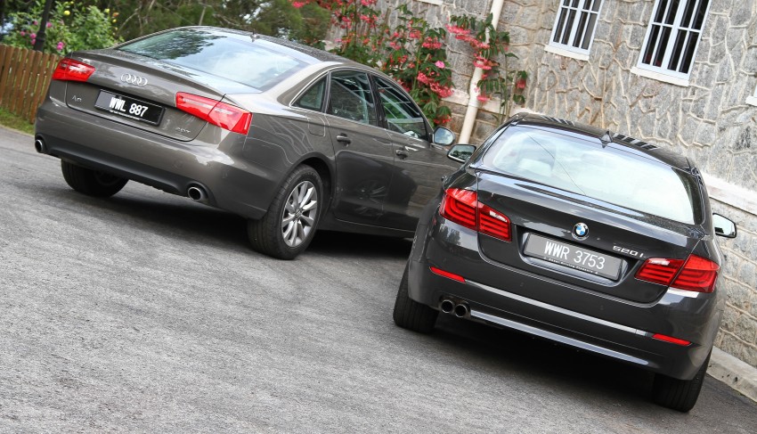 Four-way luxury sedan comparison – Audi A6 vs BMW 520i vs Infiniti M25 vs Lexus GS 250 171988