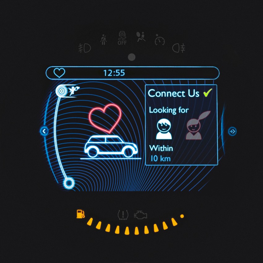 MINI plays cupid with Connect Us in-car dating app 165710