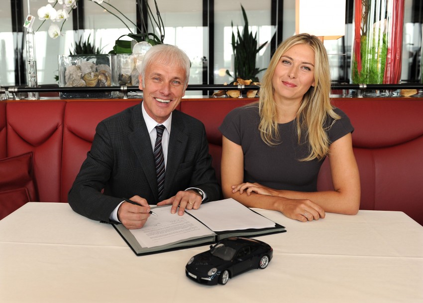 Porsche signs Maria Sharapova as brand ambassador 172385
