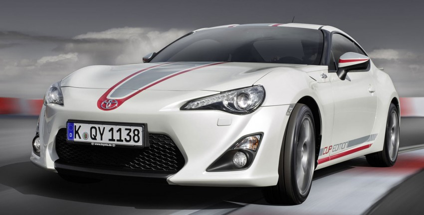 Europe-exclusive limited-run Toyota GT86 Cup Edition 166014