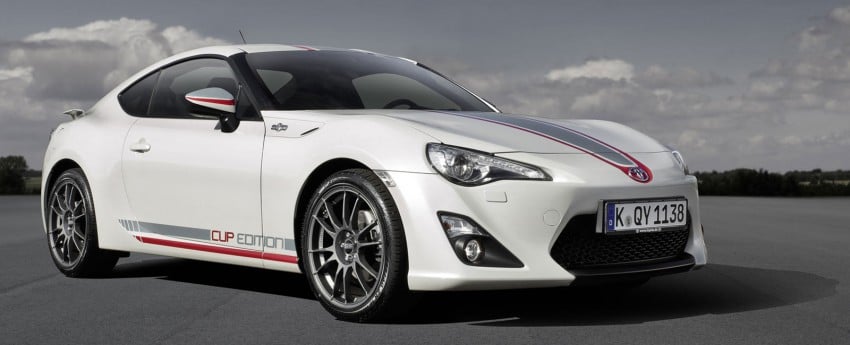 Europe-exclusive limited-run Toyota GT86 Cup Edition 166012