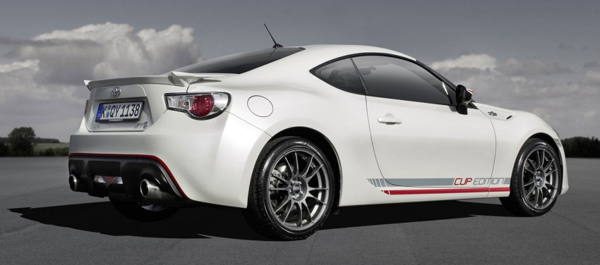 Europe-exclusive limited-run Toyota GT86 Cup Edition 166010