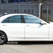 W222 Merc S-Class sighted again, this time in white