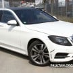 W222 Merc S-Class sighted again, this time in white