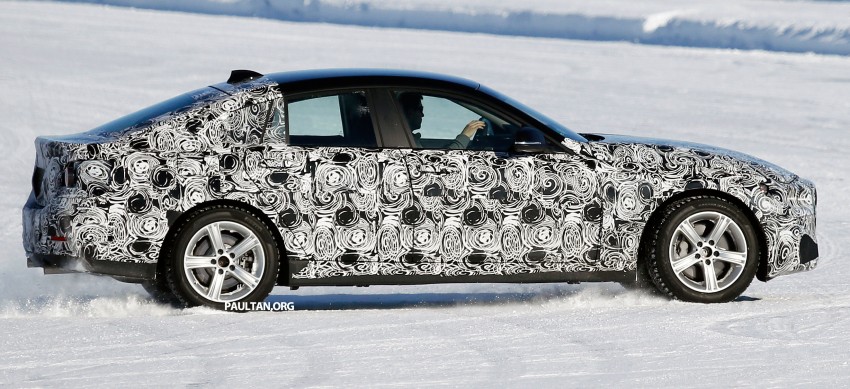 BMW 4-Series GranCoupe undergoing winter testing 166113