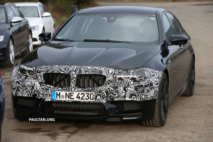 SPYSHOTS: New BMW M5 facelift shows its new eyes 168702