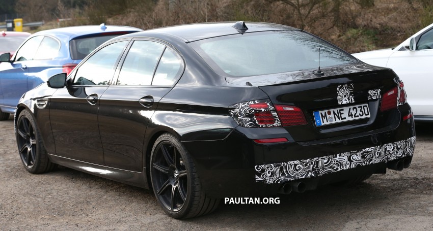 SPYSHOTS: New BMW M5 facelift shows its new eyes 168708