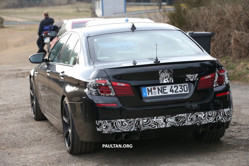 SPYSHOTS: New BMW M5 facelift shows its new eyes 168709