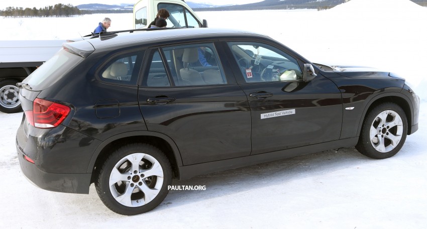 BMW X1 ActiveHybrid spied, or is this an X1 EV? 167558