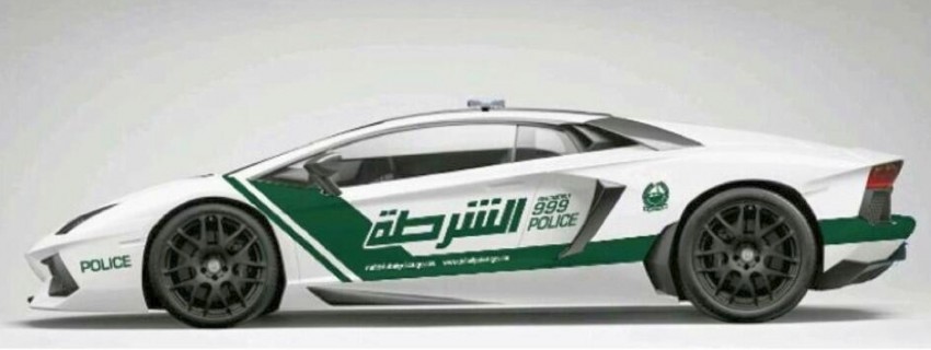 Dubai police adds a Lamborghini Aventador to its fleet 168379