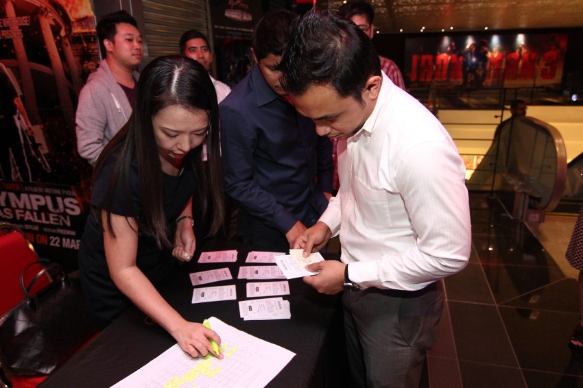 Winners of the Driven Movie Night contest to catch Iron Man 3 tonight, ahead of its Malaysian debut! 171713