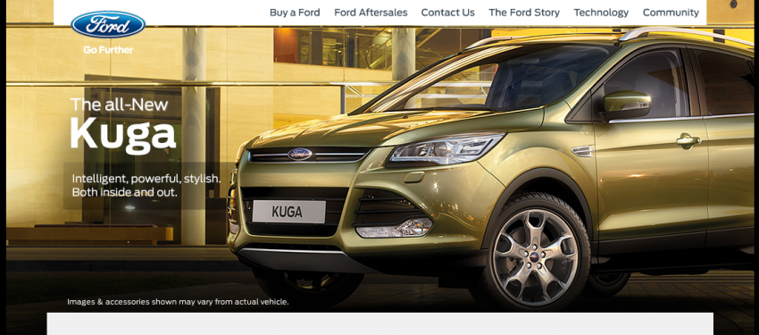 Ford Kuga webpage goes online, oto.my ad pops up 170927