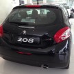 Peugeot 208 on display, specs unveiled via brochures