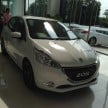 Peugeot 208 on display, specs unveiled via brochures