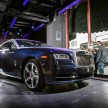 Rolls-Royce Wraith Harrods window display debut