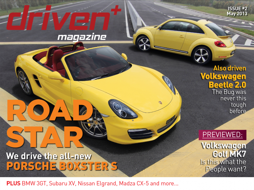 Driven+ Magazine Issue #2 out now: featuring Porsche Boxster S, Beetle 2.0 and Mondeo vs 508 GT shootout! 175094