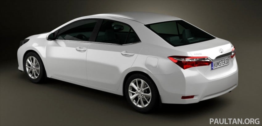 See the next-gen Toyota Corolla Altis from all angles! 177059