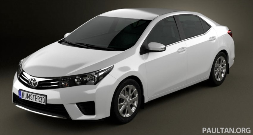 See the next-gen Toyota Corolla Altis from all angles! 177066