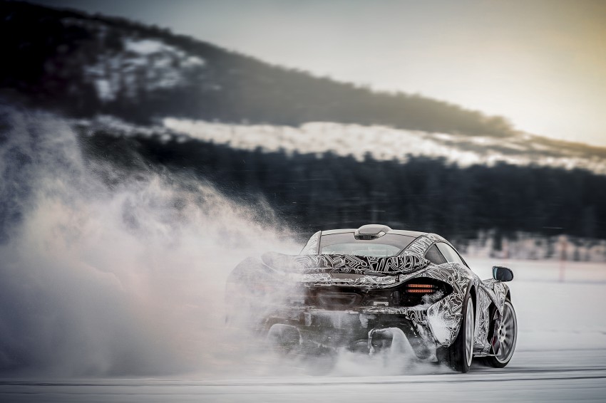 VIDEO: McLaren P1 on ice – tested to the extremes 172591