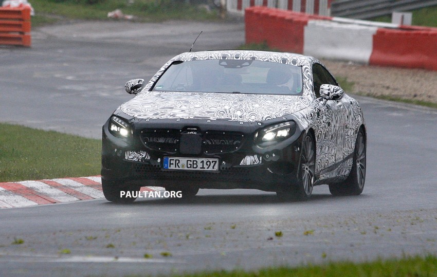 SPIED: Mercedes-Benz S-Class Coupe on the ‘Ring 176257