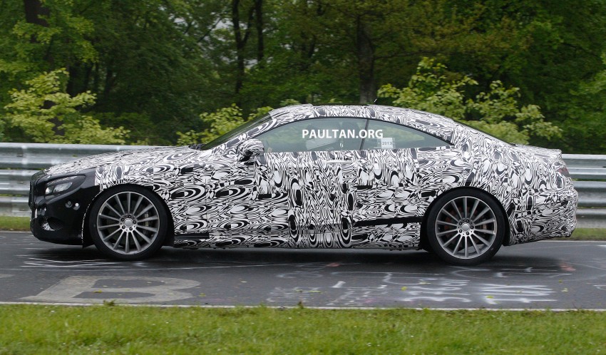SPIED: Mercedes-Benz S-Class Coupe on the ‘Ring 176259