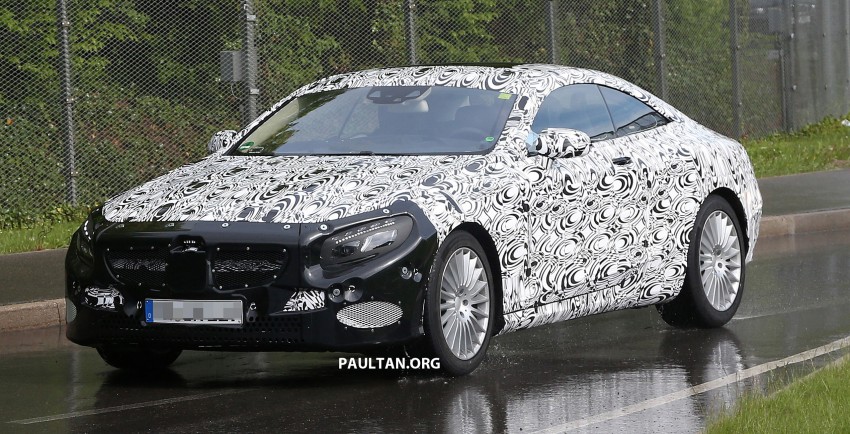 SPIED: Next year’s Mercedes-Benz S-Class Coupe 174837