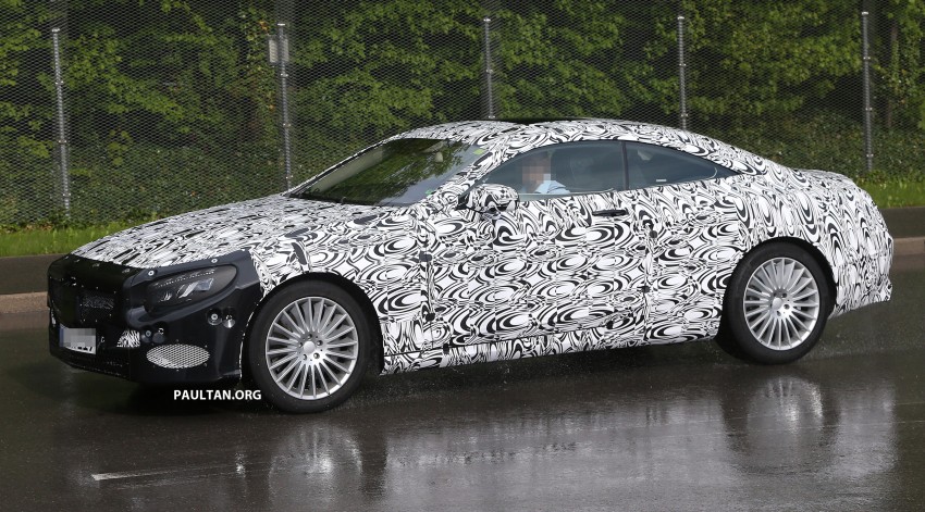 SPIED: Next year’s Mercedes-Benz S-Class Coupe 174836