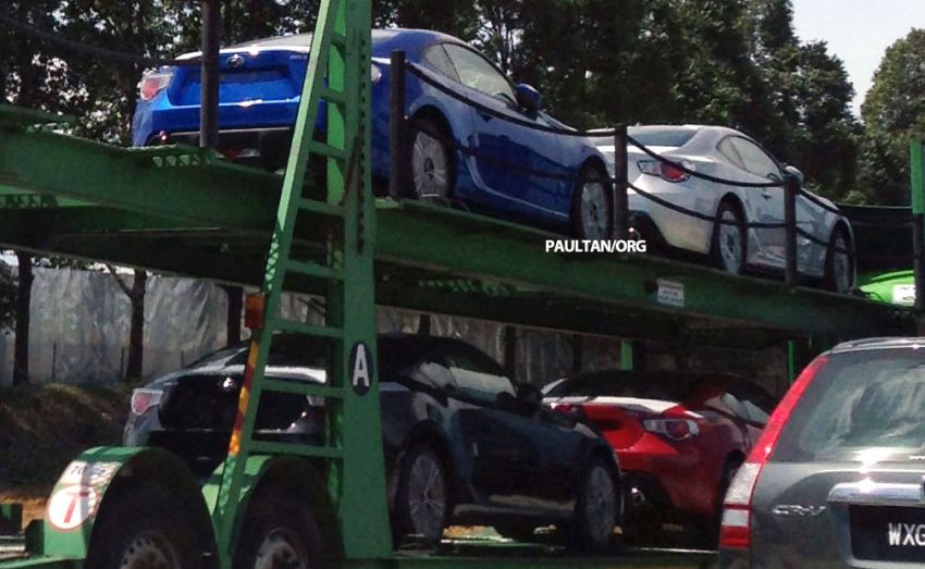 SPIED: Subaru BRZ, by the transporter load 175975