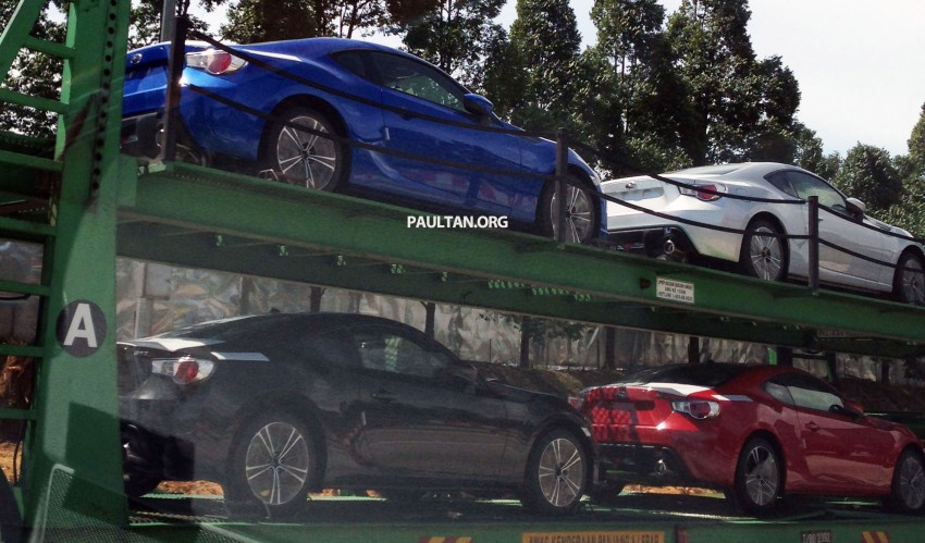 SPIED: Subaru BRZ, by the transporter load 175974