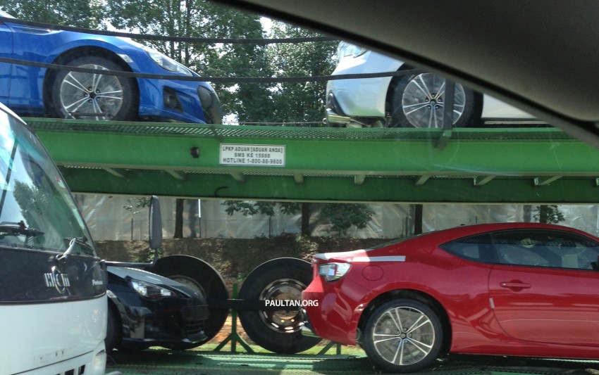SPIED: Subaru BRZ, by the transporter load 175973