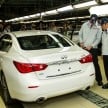 Infiniti Q50 coming to Malaysia, first unit rolls off line