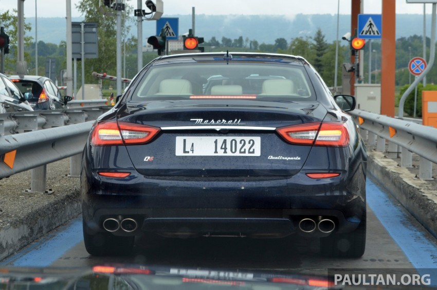 DRIVEN: New Maserati Quattroporte V6 tested in Italy 177452