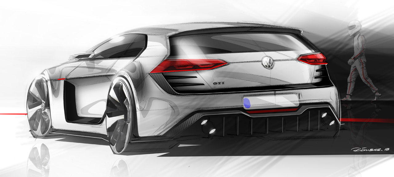 Volkswagen Design Vision GTI goes to Wörthersee with 503 PS!