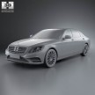 W222 Mercedes-Benz S-Class official exterior photo leaked, with 360 degree 3D rendering too