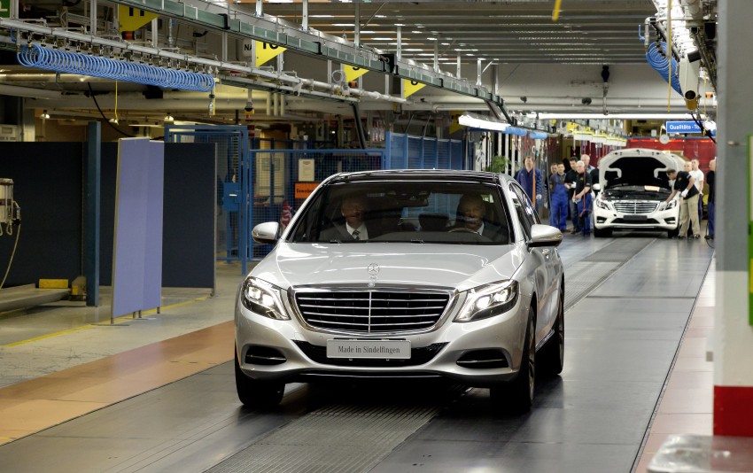 W222 Mercedes-Benz S-Class rolls off production line 180094