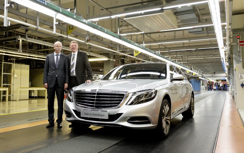 W222 Mercedes-Benz S-Class rolls off production line 180091