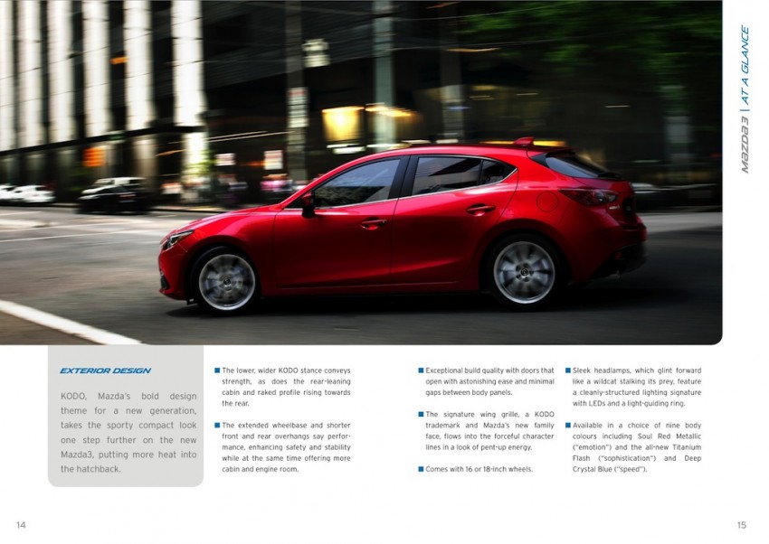 2014 Mazda 3 5-door hatchback makes world debut 183564